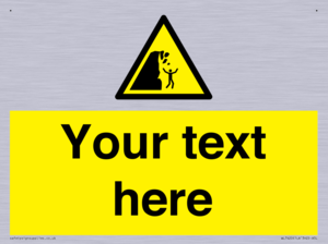 Custom Warning unstable cliff